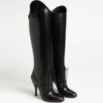 COVET: Gucci Lace-Up Tall Boot